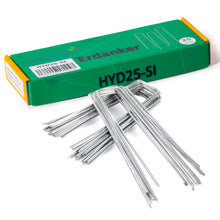 Lade das Bild in den Galerie-Viewer, Unkrautvlies, Erdnägel aus verzinktem Stahl im Set zur Befestigung von Unkrautflies, Unkrautfolie, oder fürs Camping