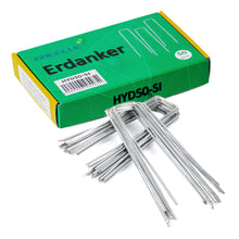 Lade das Bild in den Galerie-Viewer, Unkrautvlies, Erdnägel aus verzinktem Stahl im Set zur Befestigung von Unkrautflies, Unkrautfolie, oder fürs Camping