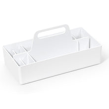 Lade das Bild in den Galerie-Viewer, Korb Organizer mit Griff, Kunststoffkorb, Reinigungskorb, Bastelkorb, Schreibtischkorb, Aufbewahrung für stifte, bad, schminktisch, Bastelsachen, Nähutensilien 17T x 33B x 15,5H cm