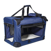 Lade das Bild in den Galerie-Viewer, Faltbare Hundebox Transportbox Hundekäfig mit verschiedenen Größen und Farben (L - 55 x 70 x 53cm)