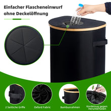 Lade das Bild in den Galerie-Viewer, 100L Pfandflaschen Sammelbehälter mit Deckel & abnehmbare Tragetaschen