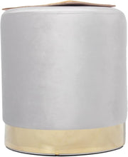 Lade das Bild in den Galerie-Viewer, Samthocker Runder,Zylindrischer Ottoman,Fußbank Hocker,Sitzhocker Runder,Maximale Belastung 150kg,35x35x38cm