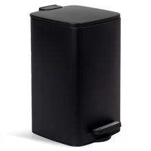 Lade das Bild in den Galerie-Viewer, Kosmetikeimer 8L, Mülleimer bad, Badmülleimer mit Deckel, (Soft Close) Tretmülleimer aus Metall für Badezimmer, WC, Schlafzimmer (Beige, 24 x 19,5 x 33 cm)