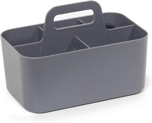 Lade das Bild in den Galerie-Viewer, Korb Organizer mit Griff, Kunststoffkorb, Reinigungskorb, Bastelkorb, Schreibtischkorb, Aufbewahrung für stifte, bad, schminktisch, Bastelsachen, Nähutensilien15,5T x 25B x 17H cm