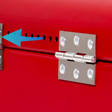 Lade das Bild in den Galerie-Viewer, Brotkasten mit Deckel, Großer Knäckebrot Box aus Metall, Brot und Kekse Lange Aufbewahren und Trocken Halten, Retro Design (31cm)