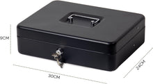 Lade das Bild in den Galerie-Viewer, Geldkassette Abschließbar Groß mit Münzzählbrett & Scheinfächern,30x24x9cm