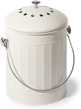 Lade das Bild in den Galerie-Viewer, Biomülleimer Küche 5,5L mit Deckel & Sieb – Geruchsdicht, Spülmaschinenfest – Bioabfallbehälter für Biomüll