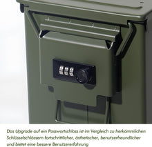 Lade das Bild in den Galerie-Viewer, Munitionskiste mit Zahlenschloss, US Ammo Box, Patronenbox, Aufbewahrungsbox für Lithiumbatterien, Munition (Zahlenschloss-30cm)
