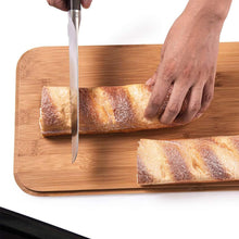 Lade das Bild in den Galerie-Viewer, Brotbox mit Deckel, Großer Knäckebrot Box aus Metall, Brotaufbewahrungsbox , Brot,Kekse Lange Aufbewahren und Trocken Halten( Grau-30cm)