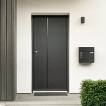 Lade das Bild in den Galerie-Viewer, Wandbriefkasten Postkasten briefkästen mit Zeitungsfach und Schloss 10,5 X 37 x 37 cm