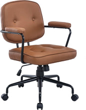 Lade das Bild in den Galerie-Viewer, Bürostuhl Schreibtischstuhl Drehstuhl,Höhenverstellbarer(Braun)
