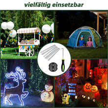 Lade das Bild in den Galerie-Viewer, Erdanker Bodenanker, 50 Stück 150x25mm Ø3mm, Mit Pufferscheiben, Anti Rost Verzinkter Stahl - Für Unkrautvlies, Garten, Gartenvlies & Zaun (50)