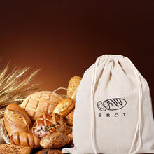 Lade das Bild in den Galerie-Viewer, Leinen Brotbeutel Aufbewahrung Frischhalten, Leinenbeutel für Brot, Bread Bag