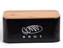 Lade das Bild in den Galerie-Viewer, Brotkasten mit Deckel, Großer Knäckebrot Box aus Metall, Brotaufbewahrungsbox , Brot,Kekse Lange Aufbewahren und Trocken Halten(42cm)