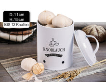 Lade das Bild in den Galerie-Viewer, Kartoffel Vorratsdosen Set, Kartoffeltopf im Retro Zwiebeltopf, Vorratsbehälter aus Metall, Kann Kartoffeln für eine Lange Zeit lagern