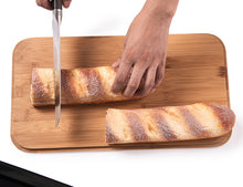 Lade das Bild in den Galerie-Viewer, Brotbox  mit Deckel, Großer Knäckebrot Box aus Metall, Brotaufbewahrungsbox , Brot,Kekse Lange Aufbewahren und Trocken Halten(Schwarz-30cm)