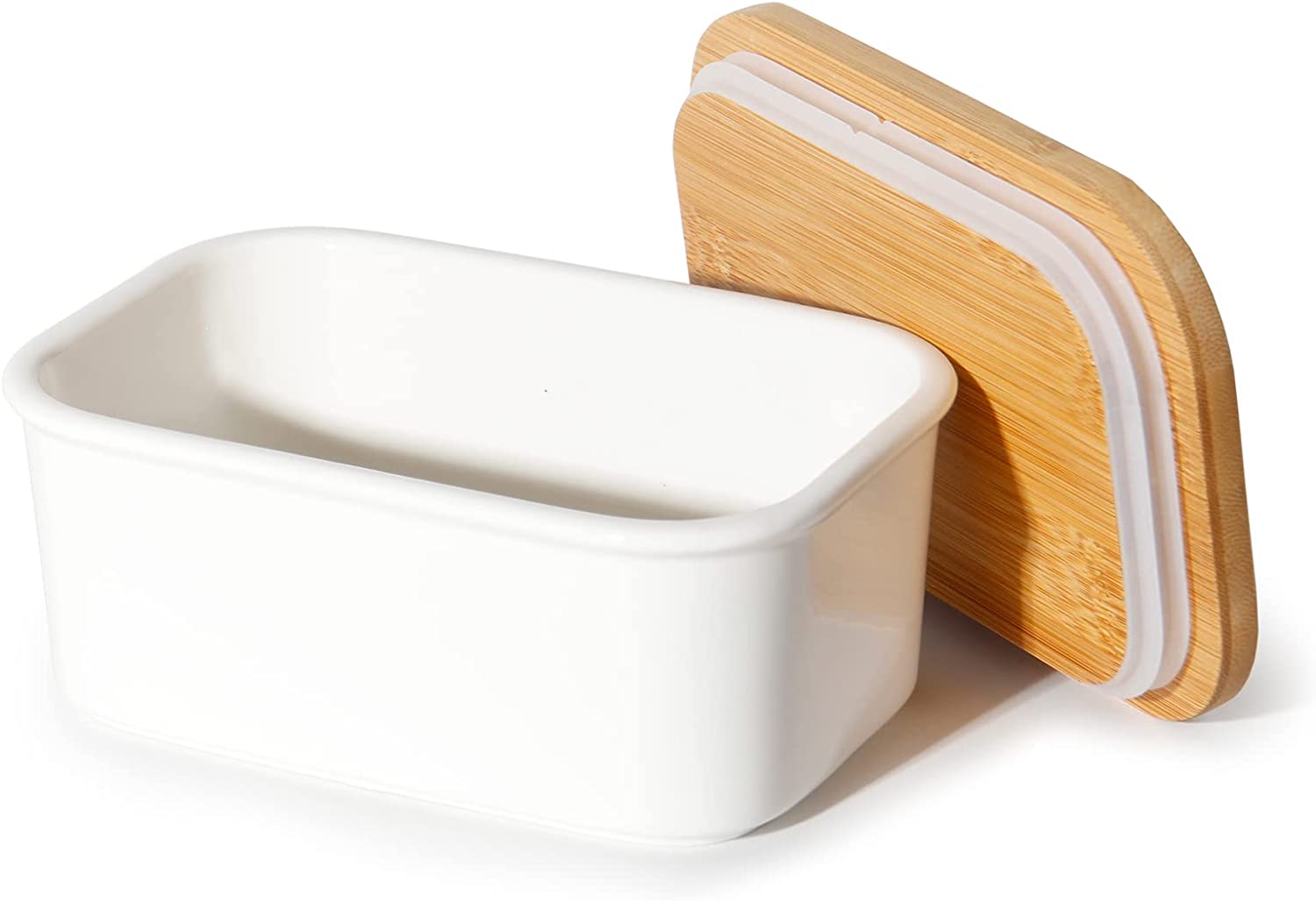 Butterdose Keramik mit Holzdeckel , 250g Butter Aufbewahrung , Butterb – Zedelmaier Shop