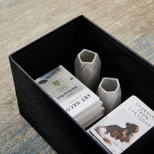 Lade das Bild in den Galerie-Viewer, Sitzbank mit Stauraum,Sitzhocker, Aufbewahrungsbox,faltbar,max.Belastbarkeit300kg,120 L,114x38x38cm,MDF-Platte und Leinenimitat.