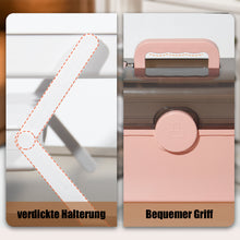 Lade das Bild in den Galerie-Viewer, Medikamenten Aufbewahrung, Medizinbox, Hausapotheke Box, Apothekenbox, Medizinkoffer Groß (PINK-34cm)