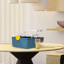 Lade das Bild in den Galerie-Viewer, Medikamenten Aufbewahrung, Medizinbox, Hausapotheke Box, Apothekenbox, Medizinkoffer Groß (BLUE-34cm)