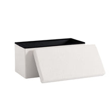 Lade das Bild in den Galerie-Viewer, Sitzhocker Sitzwürfel mit Stauraum Samt Fußbank Truhen , faltbar (76cm)
