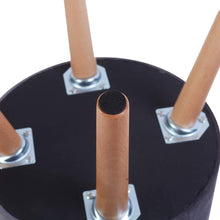 Lade das Bild in den Galerie-Viewer, Aufbewahrungsbox Stuhl Ottoman Polstersitz aus Samt und Massivholz (Dunkelgrauer Samt)