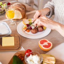 Lade das Bild in den Galerie-Viewer, Butterdose,Butterglocke für 250gButter, oder Boraxglas gefertigt mit edlem nachhaltigem natürlicher Deckel,(Pakung1xBecher,1xdeckel)Transparentes Glas