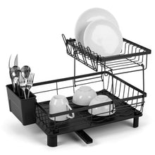 Lade das Bild in den Galerie-Viewer, Abtropfgestell Geschirr，Edelstahl-Geschirrabtropfgestell für Küchentheke
