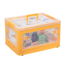 Lade das Bild in den Galerie-Viewer, Aufbewahrungsbox mit Deckel 25L, Medizinbox, Storage Boxes, Kisten Aufbewahrung, Transparente Plastikbox
