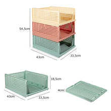 Lade das Bild in den Galerie-Viewer, Schrank Organizer Kleiderschrank 3 Stück, Faltbare Aufbewahrungsbox, Ordnungssystem für Schubladen, Schließfächer, Kleiderschränke
