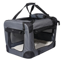 Lade das Bild in den Galerie-Viewer, Faltbare Hundebox Transportbox Hundekäfig mit verschiedenen Größen und Farben (M - 39.5 x61 x38 cm)
