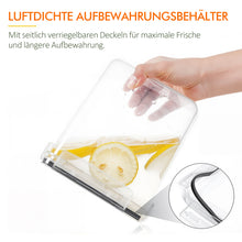 Lade das Bild in den Galerie-Viewer, Vorratsdosen Mit Deckel Luftdicht (4 Größen), 24er Set Organizer Box, BPA-frei Aufbewahrungsbox Küche, Frischhaltedosen für Mehl, Müsli, Cornflakes, Vorratsbehälter Mit Etikett (24)
