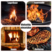 Lade das Bild in den Galerie-Viewer, schwarz Ascheeimer mit Deckel und Schaufel, Stahl, 15L
