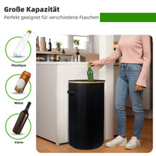 Lade das Bild in den Galerie-Viewer, 100L Pfandflaschen Sammelbehälter mit Deckel &amp; abnehmbare Tragetaschen
