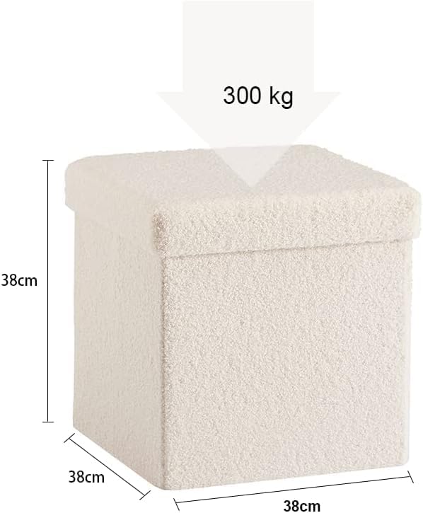 sitzwürfel mit aufbewahrung Sitzhocker Sitzwürfel mit Stauraum Fußbank Aufbewahrungsbox (38cm) –  Zedelmaier Shop