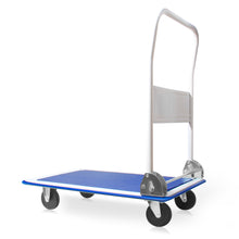 Lade das Bild in den Galerie-Viewer, Transportwagen klappbar Plattformwagen Transportkarre klappbar Plattenwagen klappbar 150 kg Tragkraft Rollwagen klappbar Transport Trolley Transport Wagen Transporthilfe
