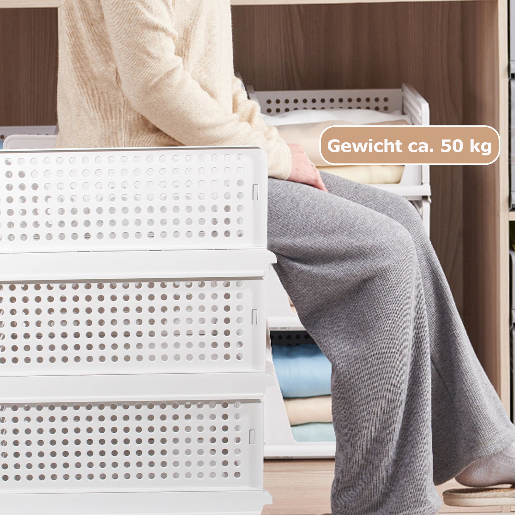 anzug aufbewahrung schrank Schrank Organizer Kleiderschrank 3 Stück, Faltbare Aufbewahrungsbox, O –  Zedelmaier Shop