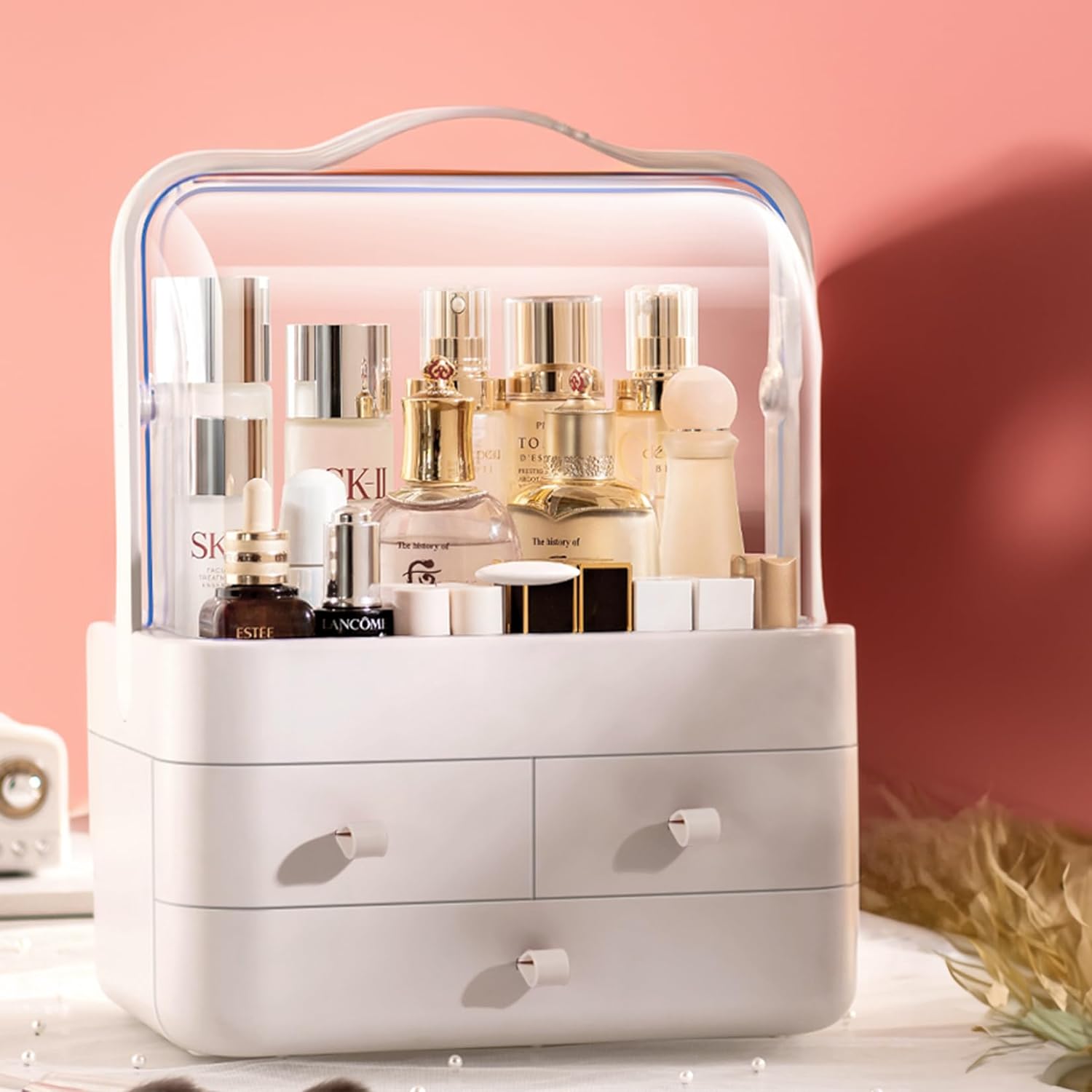 Kosmetik Organizer, Make Up Aufbewahrungsbox, Schminktisch Zubehör, Sc –  Zedelmaier Shop
