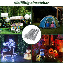 Lade das Bild in den Galerie-Viewer, Unkrautvlies, Erdnägel aus verzinktem Stahl im Set zur Befestigung von Unkrautflies, Unkrautfolie, oder fürs Camping
