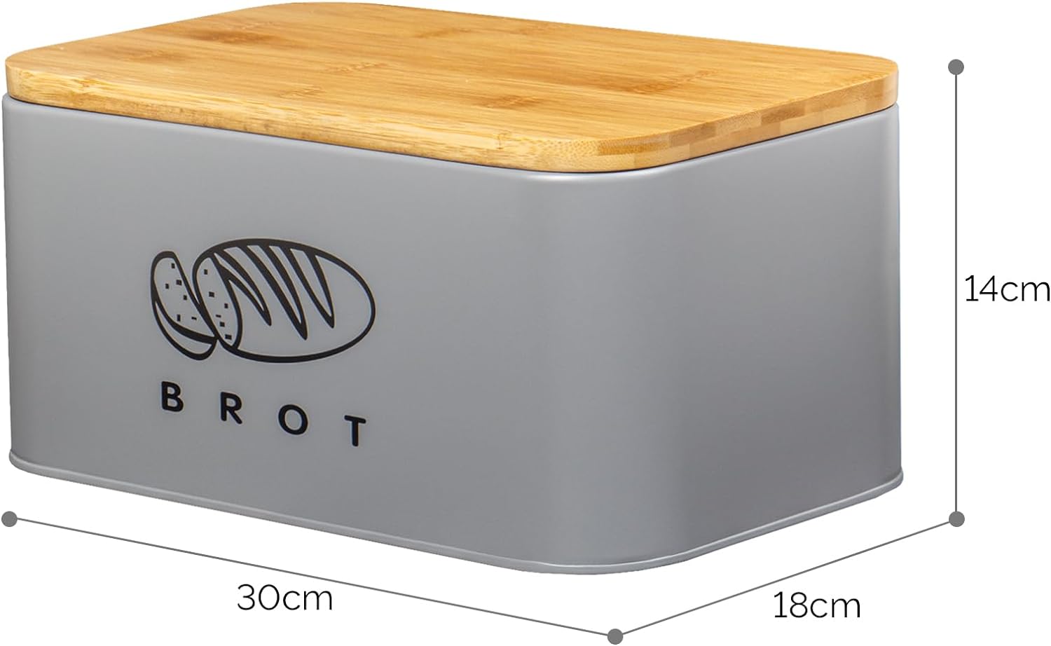 brot aufbewahren metall Brotkasten mit Deckel, Großer Knäckebrot Box aus Metall, Brotaufbewahr –  Zedelmaier Shop