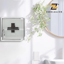 Lade das Bild in den Galerie-Viewer, Medizinschrank mit Fachböden, Wand-Medizinbox aus Edelstahl 30 x 30 x 12 cm（2 Fächer）

