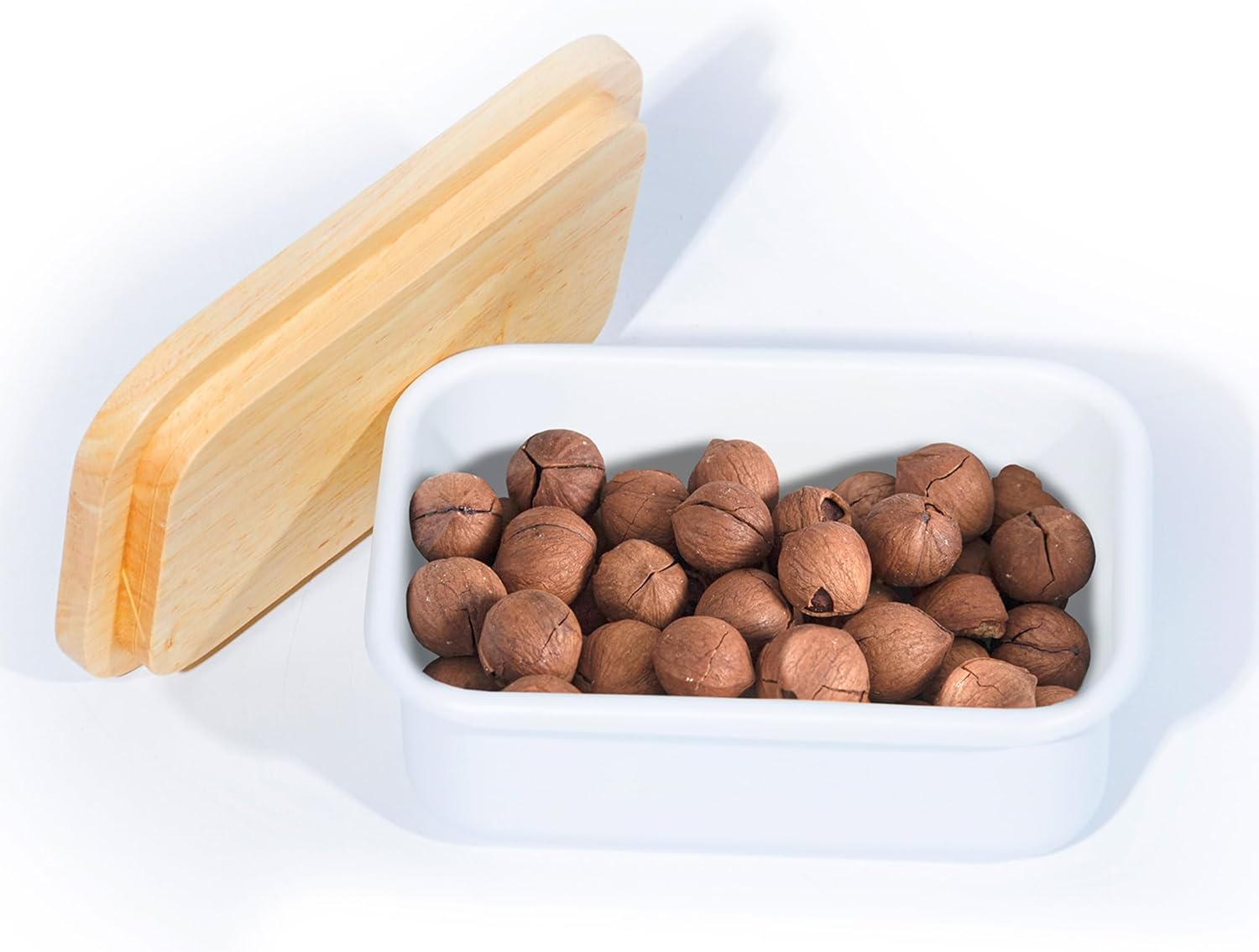 Butterdose mit Holzdeckel, Butterglocke für 250 g Butter, Multi-Funkti –  Zedelmaier Shop