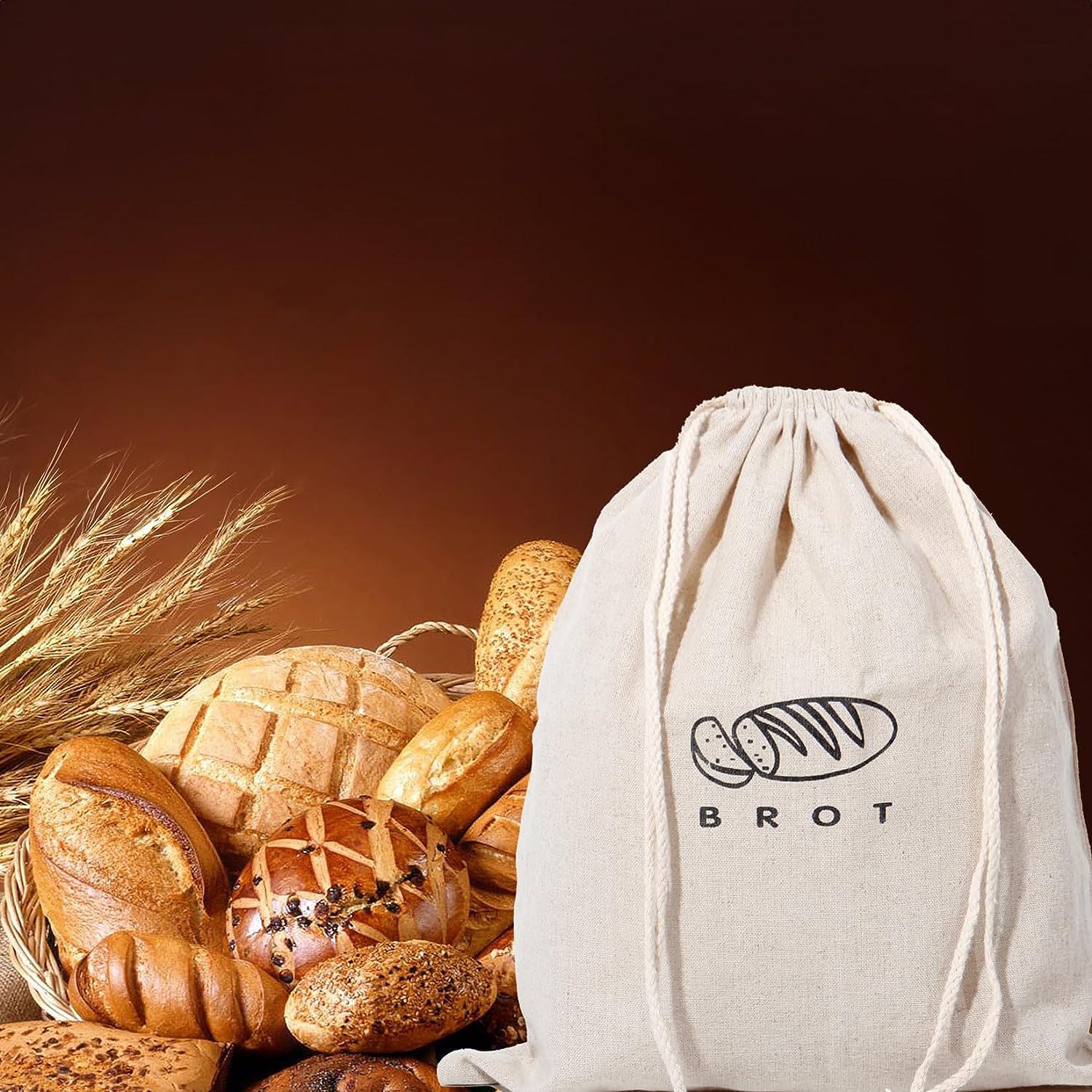 brot in stoffbeutel aufbewahren Leinen Brotbeutel Aufbewahrung Frischhalten, Leinenbeutel für Brot, Br – Zedelmaier Shop