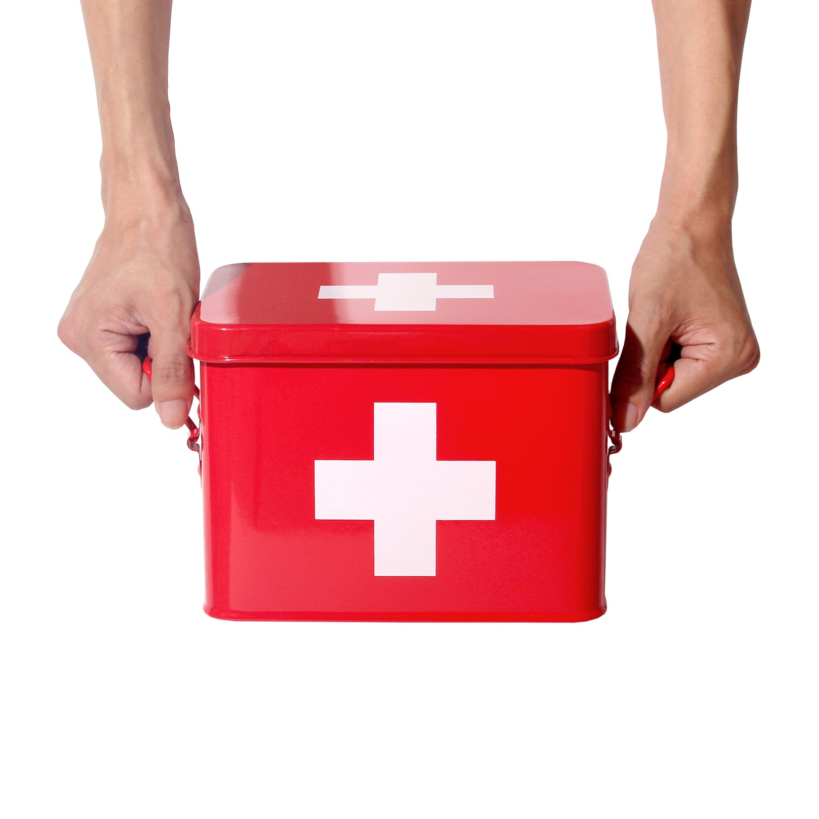 Medizin-Box First Aid, Metall