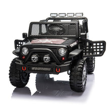 Lade das Bild in den Galerie-Viewer, Kinder Auto Elektro,2 Sitzer Mit 12V Batterieleistung,2x45W Motor,2.4G-Fernbedienung,3 Geschwindigkeiten,LED-Lichter,Musik,UKW-Radio ab 3 Jahre
