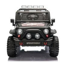 Lade das Bild in den Galerie-Viewer, Kinder Auto Elektro,2 Sitzer Mit 12V Batterieleistung,2x45W Motor,2.4G-Fernbedienung,3 Geschwindigkeiten,LED-Lichter,Musik,UKW-Radio ab 3 Jahre
