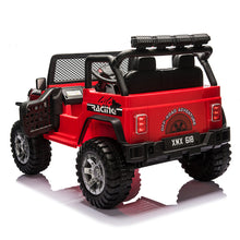 Lade das Bild in den Galerie-Viewer, Kinder Auto Elektro,2 Sitzer Mit 12V Batterieleistung,2x45W Motor,2.4G-Fernbedienung,3 Geschwindigkeiten,LED-Lichter,Musik,UKW-Radio ab 3 Jahre
