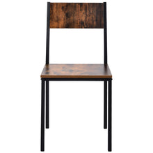 Lade das Bild in den Galerie-Viewer, Sitzgruppe, Esszimmergruppe Esstisch mit 4 Stühlen, für Balkon &amp; Esszimmer &amp; Wohnzimmer, Vintagebraun()Brown
