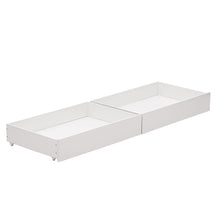 Lade das Bild in den Galerie-Viewer, Hausbett Kinderbett Jugendbett 200x90 Funktionsbett mit Bücherregal Ablage mit Fallschutz Multifunktionsholz Kinderbett Jungen und Mädchen Weiß Schubladen Massivholz Kinderbett mit Lattenrost Weiß
