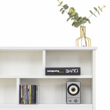 Lade das Bild in den Galerie-Viewer, Massivholz Doppelbett mit Schubladen und Lattenrost, Bücherregal Jugendliche und Erwachsene Kinderbett, 140x200cm Weiß
